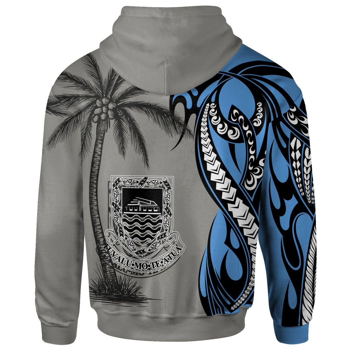 Tuvalu Hoodie Classical Coconut Tree - Polynesian Pride