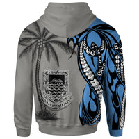 Tuvalu Zip up Hoodie Classical Coconut Tree - Polynesian Pride