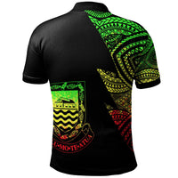 Tuvalu Custom Polo Shirt Flash Style Reggae - Polynesian Pride