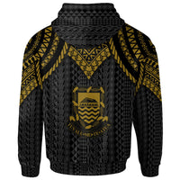 Tuvalu Hoodie Polynesian Armor Style Gold - Polynesian Pride