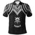 Tuvalu Polo Shirt Polynesian Armor Style Black Unisex Black - Polynesian Pride