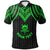Tuvalu Custom Polo Shirt Polynesian Armor Style Green Unisex Green - Polynesian Pride