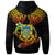 Tuvalu Custom Zip up Hoodie Lizard Good Chest - Polynesian Pride