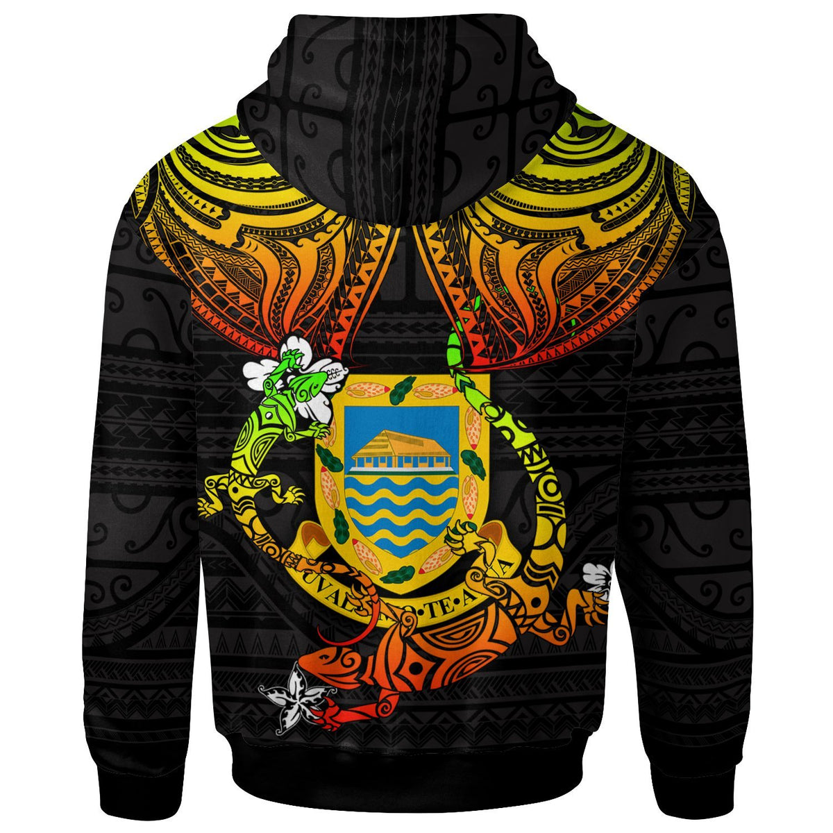 Tuvalu Hoodie Lizard Good Chest - Polynesian Pride
