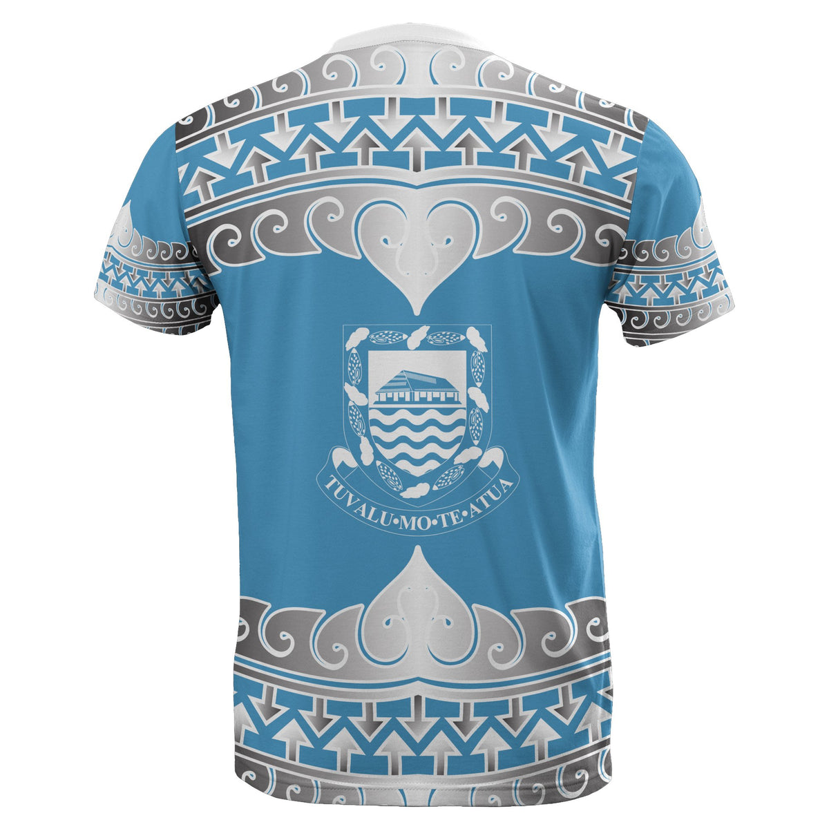Tuvalu All Over T Shirt Tuvaluan Wave Style - Polynesian Pride
