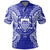 Tuvalu Polo Shirt Tuvalu Coat Of Arms Map Polynesian Tattoo Blue Unisex Blue - Polynesian Pride