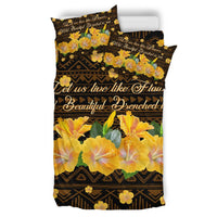 Hawaii Yellow Hibiscus Bedding Set - Sunshine - AH - Polynesian Pride