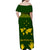 Federated States of Micronesia United Nations Day Matching Dress and Hawaiian Shirt Green Simple World Map Version LT9 - Polynesian Pride