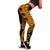 Kosrae Women Leggings Polynesian Pattern Gold Gold - Polynesian Pride