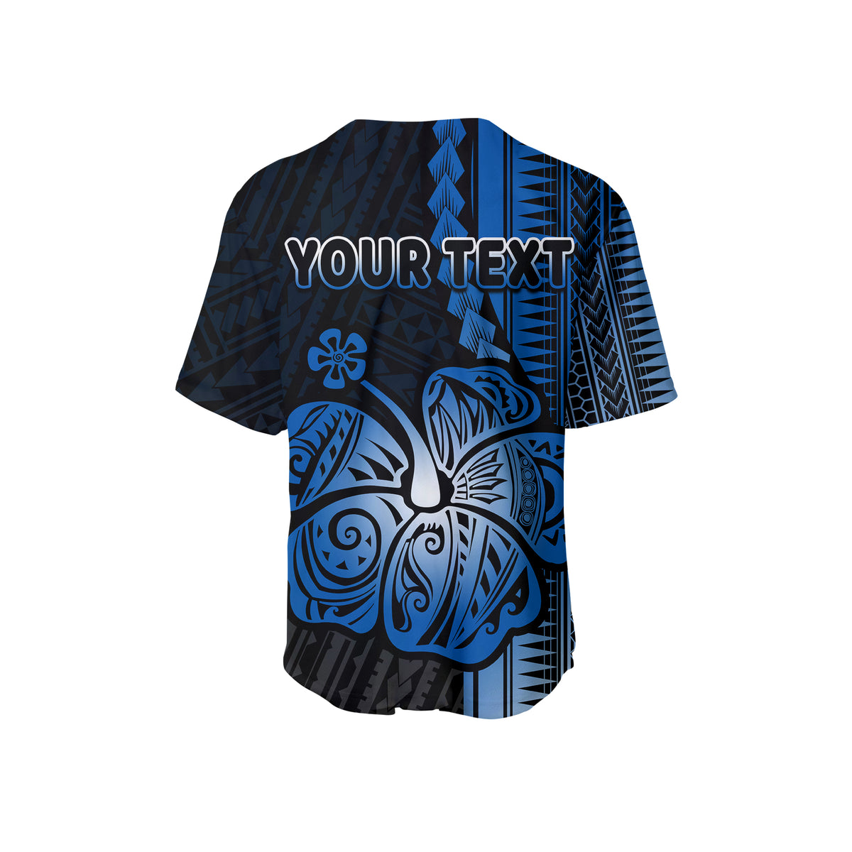 (Custom Personalised)Polynesian Hibiscus Baseball Jersey Hawaiian Style No.5 LT6 - Polynesian Pride
