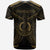 Vanuatu T Shirt Vanuatuan Seal With Gold Line Style - Polynesian Pride