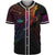 Vanuatu Baseball Shirt - Butterfly Polynesian Style Unisex Black - Polynesian Pride