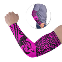 Vanuatu Arm Sleeve - Polynesian Style (Set of Two) Set of 2 Pink - Polynesian Pride