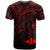 Vanuatu T Shirt Red Color Cross Style - Polynesian Pride