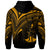 Vanuatu Zip Hoodie Gold Color Cross Style - Polynesian Pride