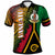 Vanuatu Polo Shirt Custom Polynesian Grunge Texture Style Polo Shirt LT10 Green - Polynesian Pride