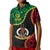 Custom Vanuatu Polo Shirt Basic Coat Of Arms LT9 Kid Black - Polynesian Pride