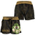 Vanuatu Women's Shorts - Polynesian Gold Patterns Collection - Polynesian Pride