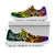 Vanuatu Custom Personalised Sneakers - Rainbow Polynesian Pattern - Polynesian Pride