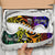 Vanuatu Custom Personalised Sneakers - Rainbow Polynesian Pattern - Polynesian Pride