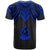 Vanuatu T Shirt Polynesian Armor Style Blue - Polynesian Pride