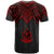 Vanuatu T Shirt Polynesian Armor Style Red - Polynesian Pride