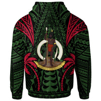 Vanuatu Hoodie Blood Runs Through My Veins Style Flag - Polynesian Pride