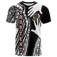 Vanuatu Custom T Shirt Touch My Heart Unisex Black - Polynesian Pride