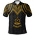 Vanuatu Polo Shirt Polynesian Armor Style Gold Unisex Gold - Polynesian Pride