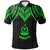 Vanuatu Polo Shirt Polynesian Armor Style Green Unisex Green - Polynesian Pride