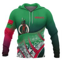 Vanuatu Coat of rms Hoodie Polynesian Pattern Unisex Green - Polynesian Pride