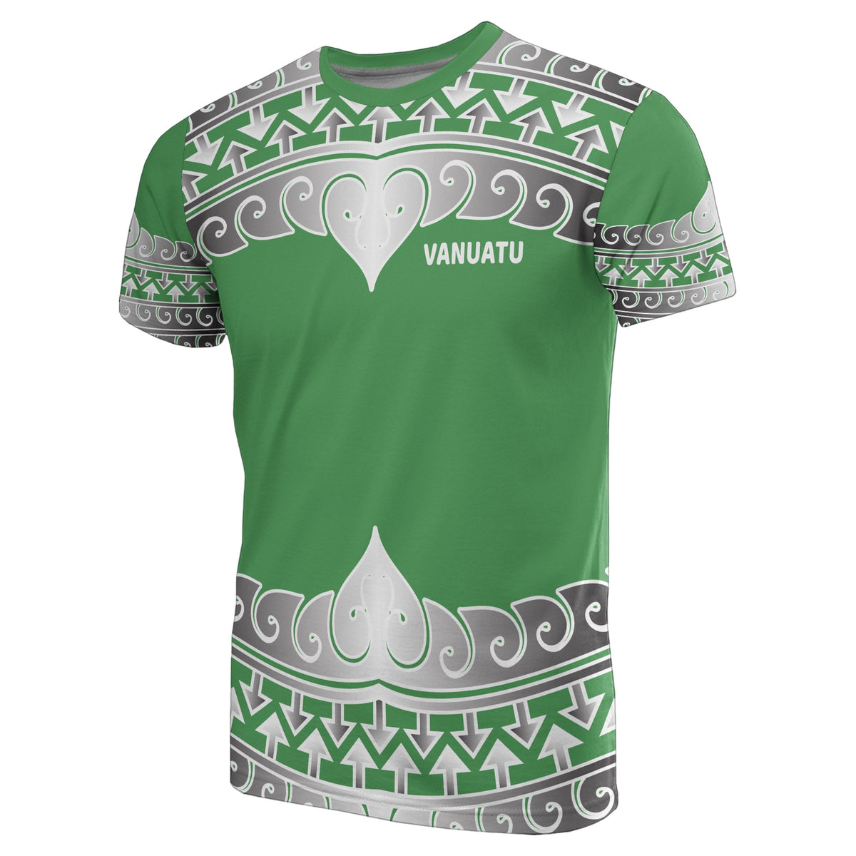 Vanuatu All Over T Shirt Vanuatuan Wave Style - Polynesian Pride