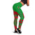 Vanuatu Polynesian Leggings - Polynesian Tattoo Flag Version Green - Polynesian Pride