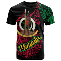 Vanuatu T Shirt Seal of Vanuatu Special Style Unisex Black - Polynesian Pride