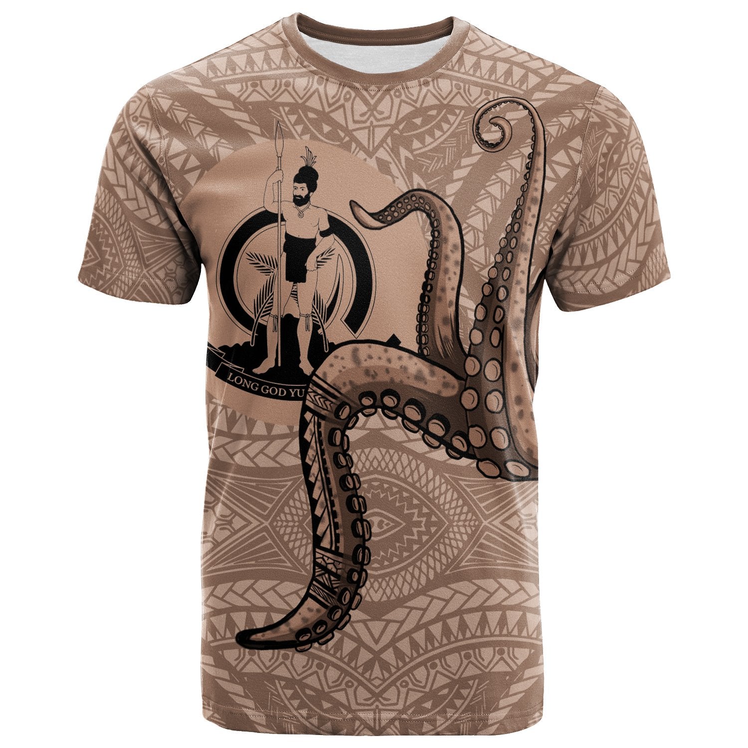 Vanuatu T Shirt Octopus Tentacle Unisex Art - Polynesian Pride