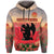 Custom Federated States of Micronesia Veterans Day Hoodie Angel Wing LT9 Red - Polynesian Pride