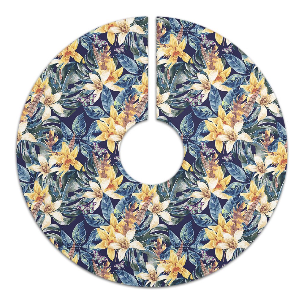 Vintage Floral Tree Skirt - Polynesian Pride