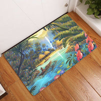 Vintage Village Door Mat AH Door Mat Black - Polynesian Pride