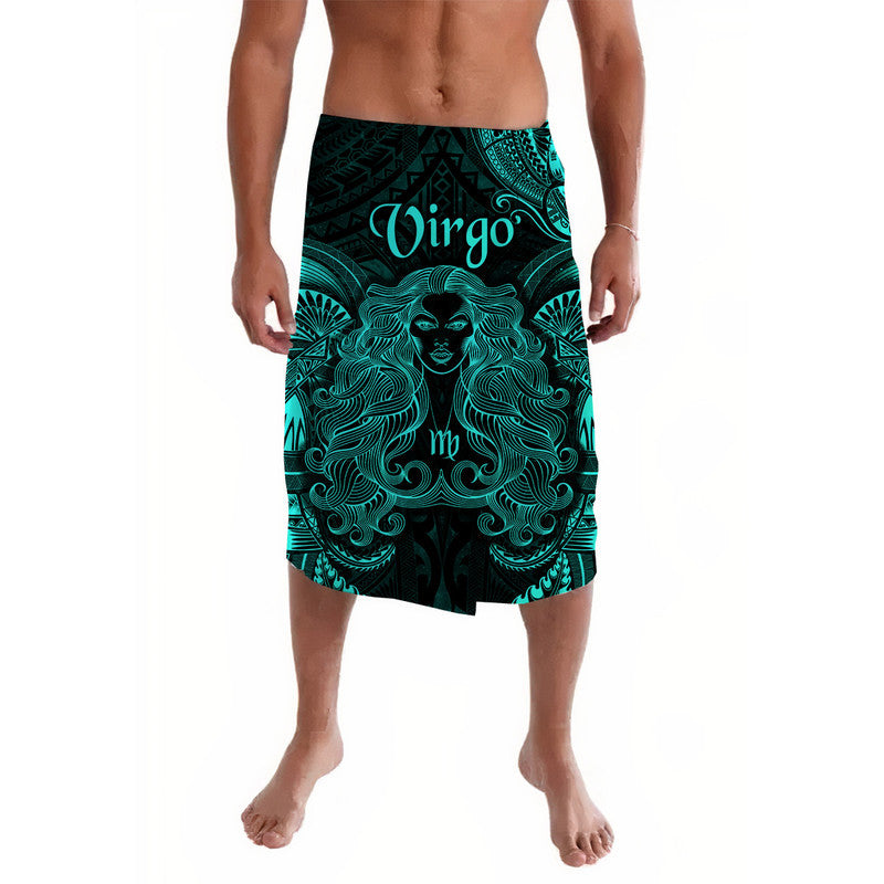 Virgo Zodiac Polynesian Lavalava Unique Style Turquoise LT8 Turquoise - Polynesian Pride