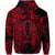 Custom Virgo Zodiac Polynesian Zip Hoodie Unique Style Red LT8 - Polynesian Pride