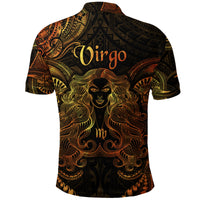 Virgo Zodiac Polynesian Polo Shirt Unique Style Gold LT8 - Polynesian Pride
