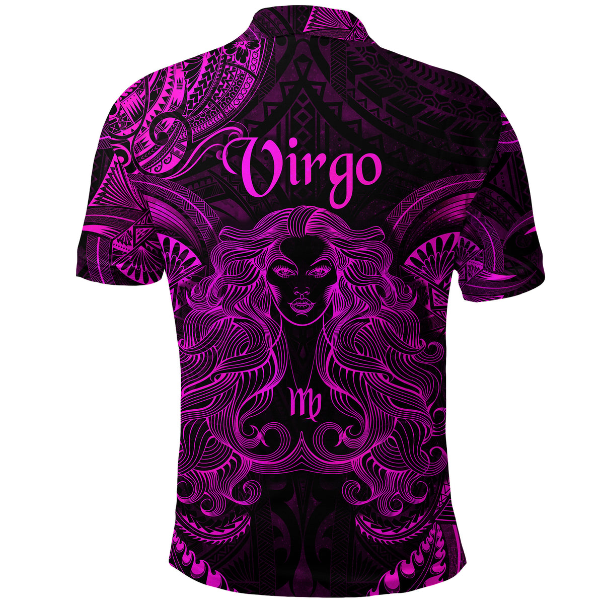 Virgo Zodiac Polynesian Polo Shirt Unique Style Pink LT8 - Polynesian Pride