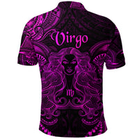 Virgo Zodiac Polynesian Polo Shirt Unique Style Pink LT8 - Polynesian Pride