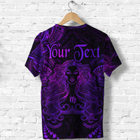 Custom Virgo Zodiac Polynesian T Shirt Unique Style Purple LT8 - Polynesian Pride