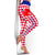 Wallis and Futuna Leggings - Caro Patterns Red - Polynesian Pride