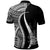 New Caledonia Custom Polo Shirt White Polynesian Tentacle Tribal Pattern - Polynesian Pride