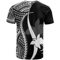Papua New Guinea T Shirt White Polynesian Tentacle Tribal Pattern - Polynesian Pride