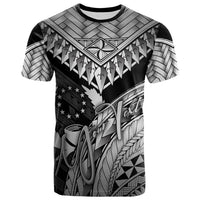 Pohnpei Custom T Shirt White Polynesian Necklace and Lauhala Unisex Art - Polynesian Pride