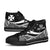 Wallis And Futuna High Top Shoes White - Polynesian Tentacle Tribal Pattern - Polynesian Pride