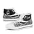 Guam High Top Shoes White - Polynesian Tentacle Tribal Pattern - Polynesian Pride